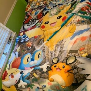 Pokemon Duvet and Pillow Shams